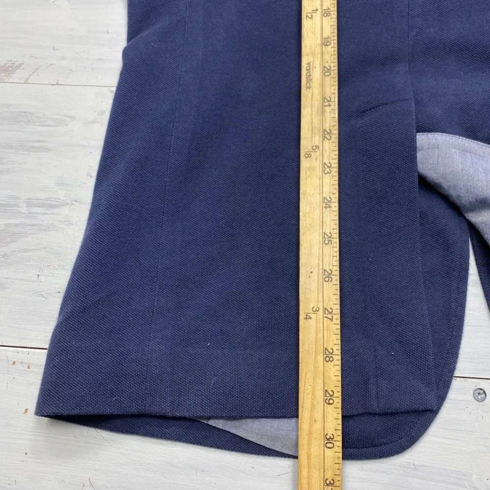 Banana Republic Blazer Mens 40 Blue Tailored Fit Knit Sport Coat Jacket